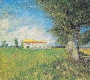 Vincent Van Gogh, Farmhouse in a wheat field